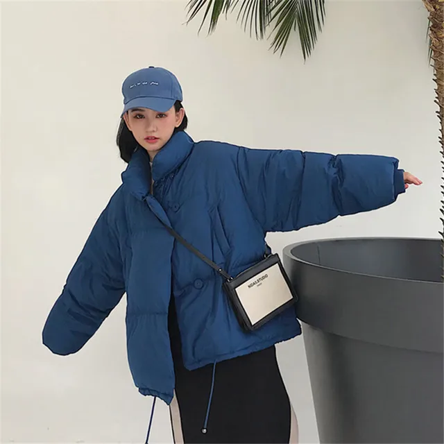 Stałe kieszeń 2019 nowe bawełniane luźne ciepły długi Parka kurtka zimowa płaszcz z podszewką kobiety płaszcz zimowy Korea kobiet miękkie Feminino Stałe kieszeń 2019 nowe bawełniane luźne ciepły długi Parka kurtka zimowa płaszcz z podszewką kobiety płaszcz zimowy Korea kobiet miękkie Feminino