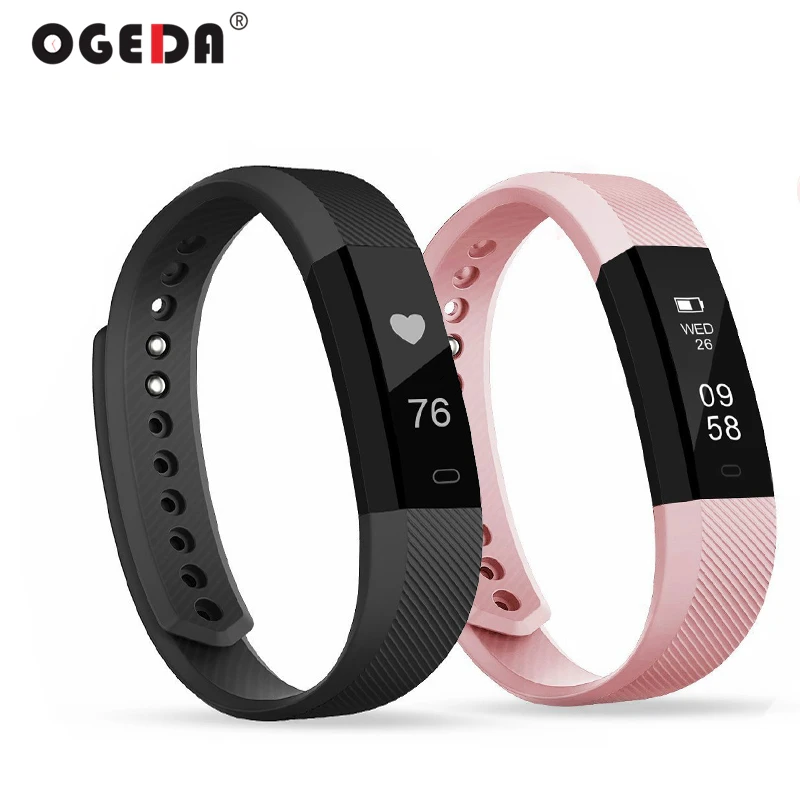 

2019 OGEDA Smart Watch Men Women Fitness Bluetooth Waterproof Camera Heart Rate Monitor Sleep Activity Tracker for xiaomi iphone