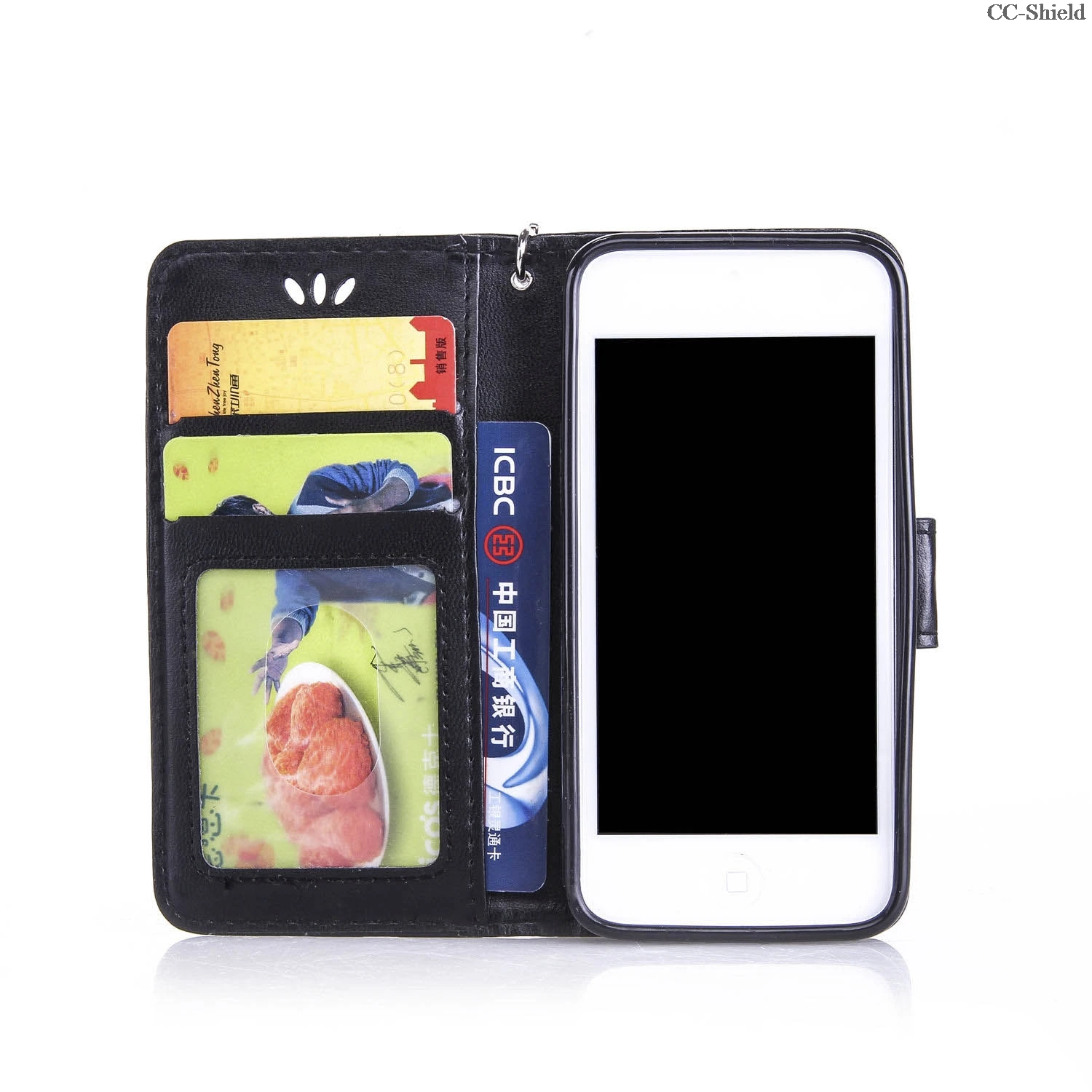 Флип чехол для Apple iPhone 5C Ретро Модный кошелек с бабочкой слот карт кожаный 5 C iPhone5C
