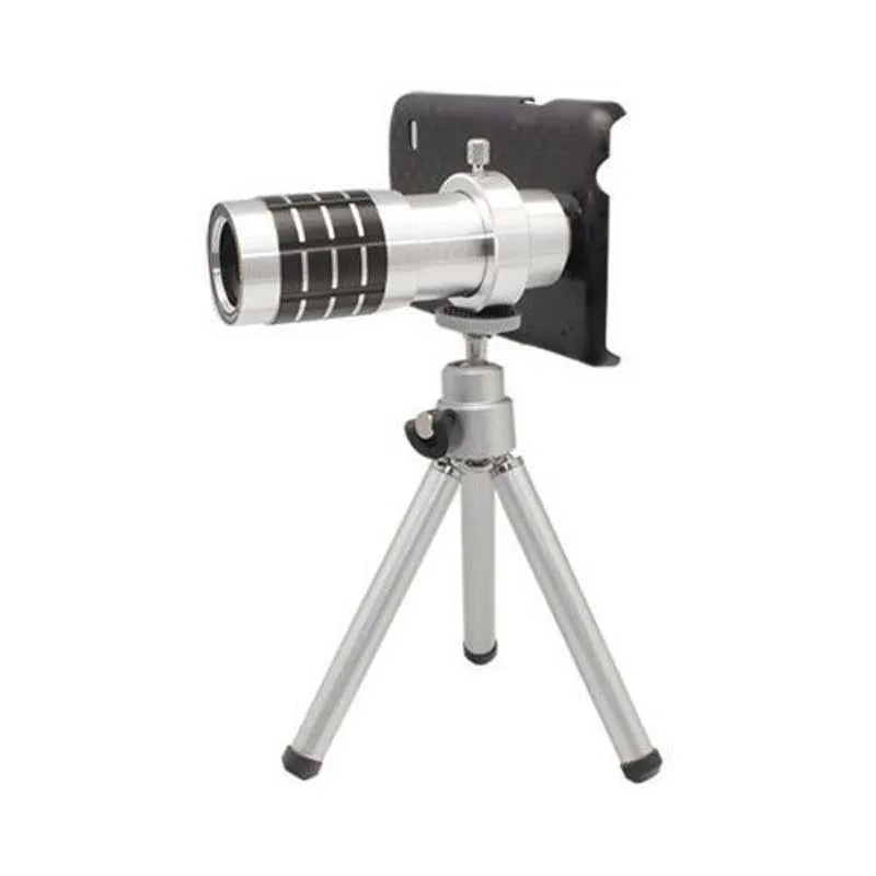 4в1 12X телескоп телефото широкоугольный Макро Рыбий глаз телефон объектив задний Чехол для samsung Galaxy Note 4 5 S7 S7 Edge S8 S8 Plus