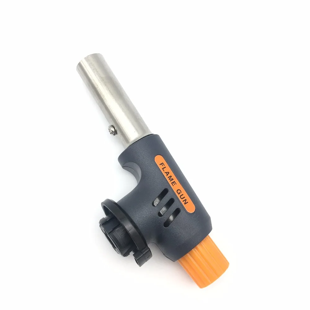 

welding Torch Flamethrower Butane Burner Automatic Ignition Baking Welding BBQ Camping Outdoor Hiking Flame Gun