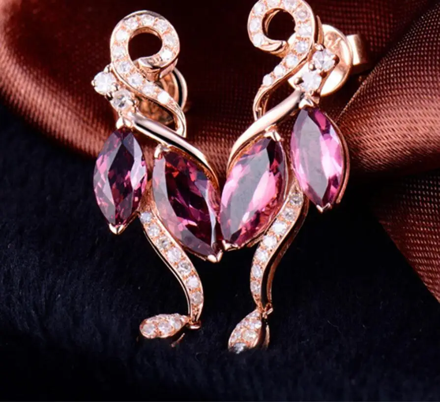 

find Petal Stud Earrings Rose Gold Earrings kBA02