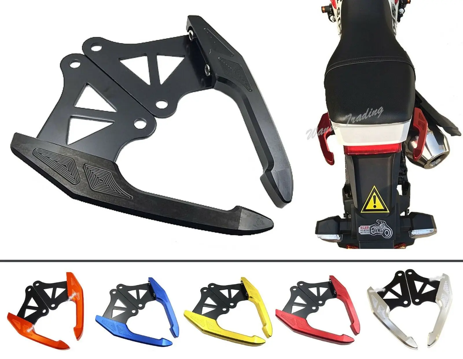 

Rear Seat Pillion Grab Rail Bars Handle For 2013-2015 HONDA Grom MSX 125 MSX125