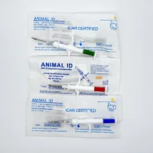 1,4*8 20 шт./лот FDX-B ISO11784/785 RFID Id инжектор ПЭТ стеклянная бирка микрочип шприц для животных чип Свинья Корова Крупный рогатый скот лошадь собака