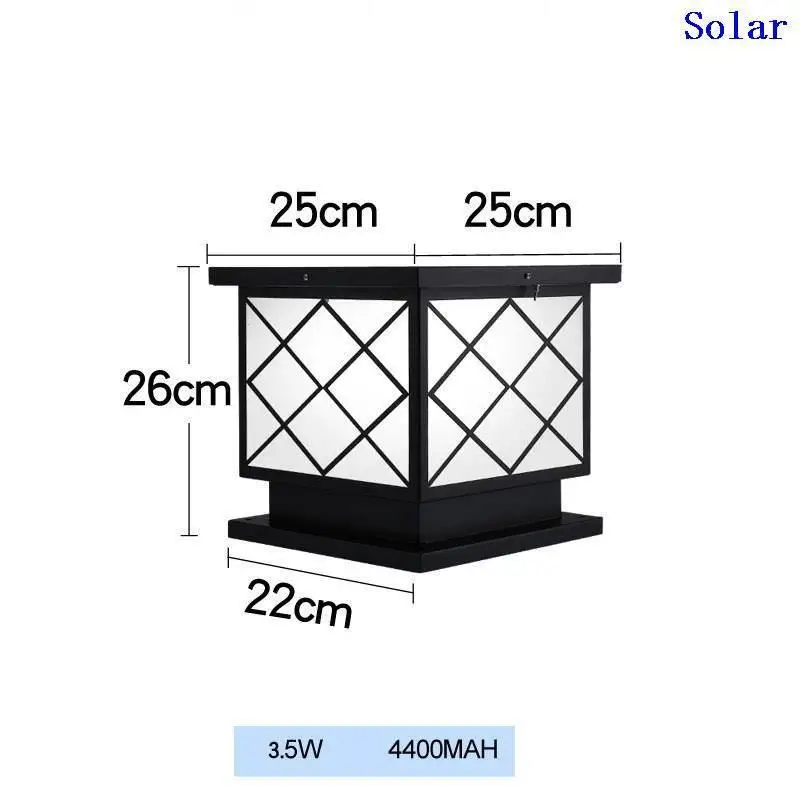 Iluminador лампа ворота Led Terraza Y Jardin Decoracion светильник Exterieur открытый светильник ing Солнечный сад пейзаж светильник - Испускаемый цвет: Number  9