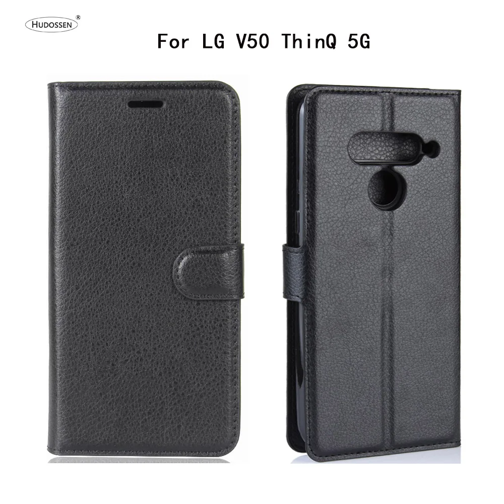 Чехол HUDOSSEN для LG V50 ThinQ 5G V500N роскошный защитный чехол телефона откидной кошелек