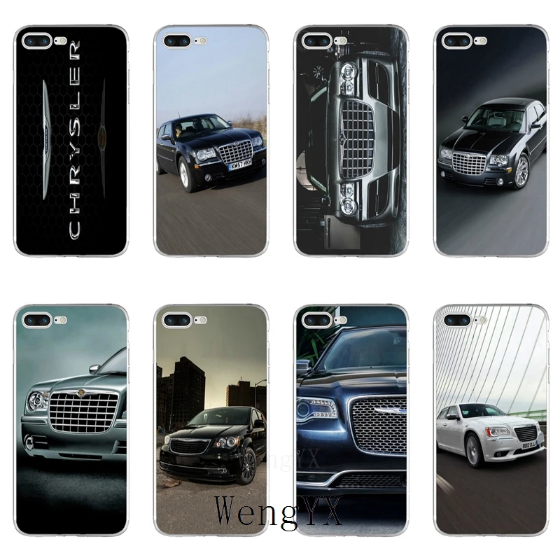 

fashion racing car Chrysler Slim silicone TPU Soft phone case For iPhone X 8 8plus 7 7plus 6 6s plus 5 5s 5c SE 4 4s