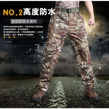 Новое поступление Военная Униформа тактические брюки Открытый Soft Shell брюки Для мужчин Тонкий облегающий летние и зимние брюки для Пеший Туризм