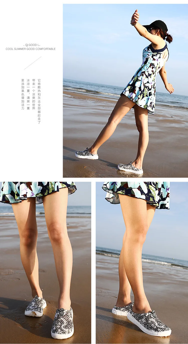 New Bohemia Beach Women slippers fashion Outside Summer Flat sandals women shoes Casual Breathable Jelly Shoes female NLD927 5