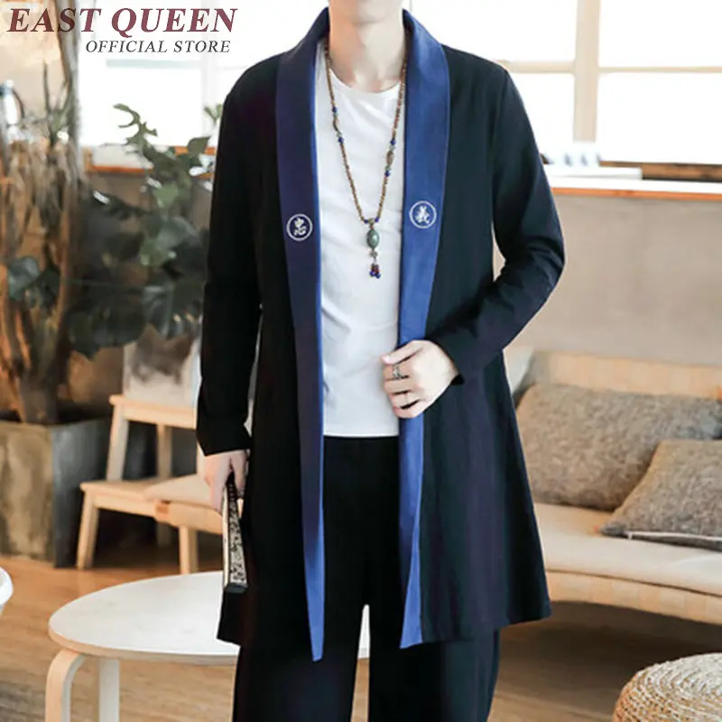 

Traditional Chinese men clothing oriental mens shirt spring fashion male oriental clothing kungfu wear KK1947 H