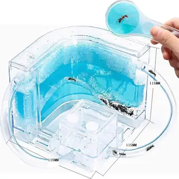 

Ant Farm Castle with Tubes, Habitat Educational & Learning Science Kit Toy for Kids & Adults - Allows Study of Ecosy
