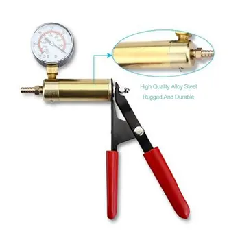 

Hand Held Vacuum Pump Tester Set And Brake Bleeder Kit Car Motorbike Self Vacuum Pump Screw Adapter With Vacuum Gauge