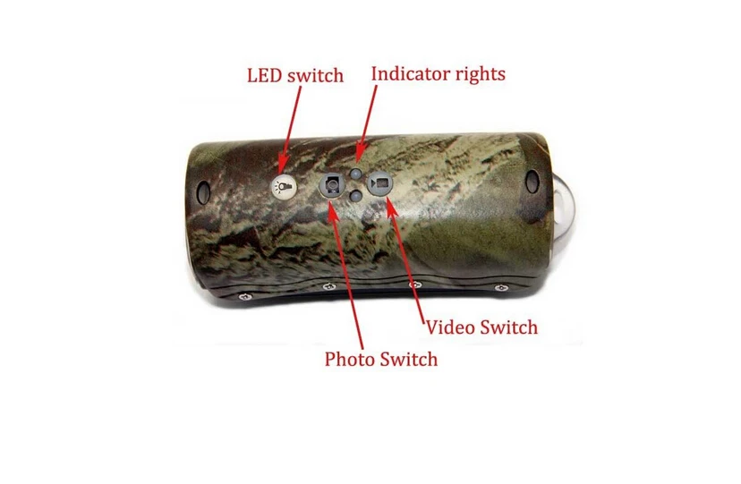 1080P Full HD Super NightShot Camouflage DV with SOS Flash Signal Light Torch & Portables & Battery Built-in for Outdoor Sports_8