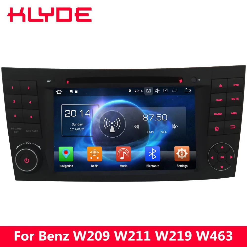 

KLYDE Octa Core 4GB RAM Android 8.0 7.1 6.0 Car DVD Player Radio For Mercedes-Benz CLS W219 CLS350 CLS500 CLS550 CLS55 CLS66 AMG