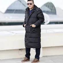 Новое поступление, зимний мужской длинный пуховик, куртка, высокое качество, 13XL Грудь, 185 см, тучная Мода размера плюс XL-10XL11XL12XL13XL148