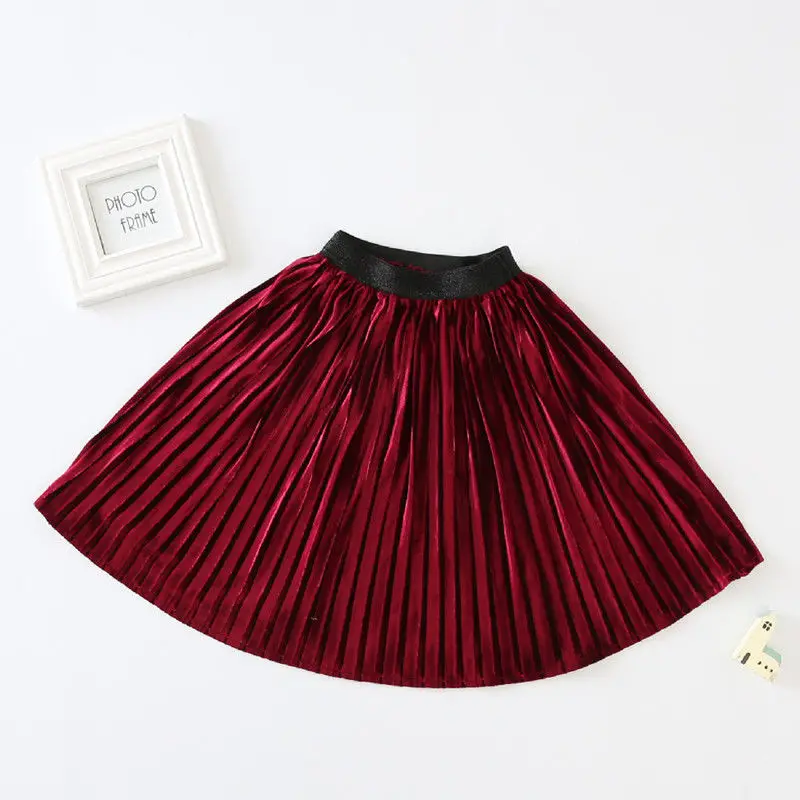 Kid Baby Pleated Skirts Baby Girl Kid Princess Wedding Party Ruches