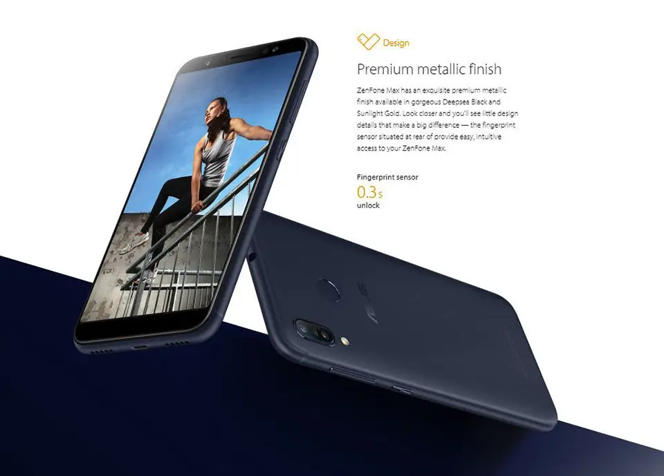 ASUS ZenFone Max M1 ZB555KL 4G LTE Смартфон Android 8,0 5,5 дюйма 4000 mAh Батарея двойной сзади Камера 13MP+ 8MP мобильного телефона