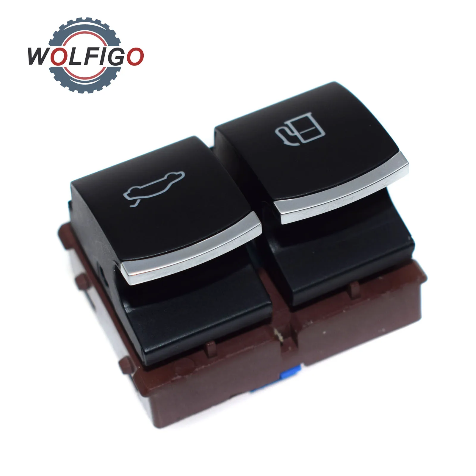 Wolfigo New Chrome Gas Fuel Tank Trunk Release Button Switch 3c0959903