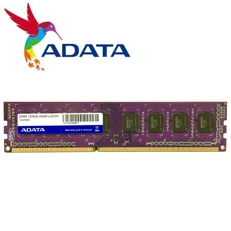 ADATA PC Память ram Memoria модуль настольный компьютер DDR3 2GB 4GB 8GB PC3 1333 1600 MHZ 2GB DDR2 800MHZ 4G 8G 1333MHZ 1600 MHZ