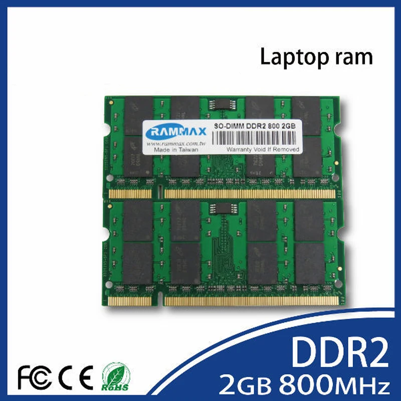 Запечатанный Ноутбук ddr2 Оперативная память 2 Гб SO-DIMM 800 МГц/PC2-6400/200-контактный работы со всеми материнскими платами из Тетрадь