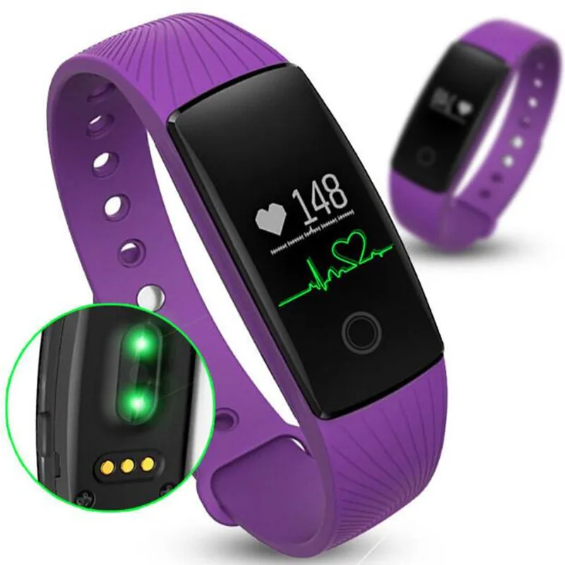 LUOKA Bluetooth Smart Bracelet Heart Rate Monitor Wristband Fitness for Android iOS PK Xiomi Mi Band 2 Fitbits Smart ID107