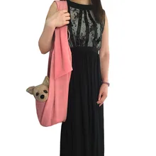 Розовая качественная Хлопковая сумка для переноски собак и кошек, сумка для переноски собак, сумка для домашних животных на одно плечо, сумка для собак