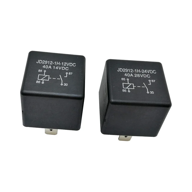 

JD2912-1H Type Automotive relay 12V 24v 4 pin 40A automotive relay 24V 4 pin relay
