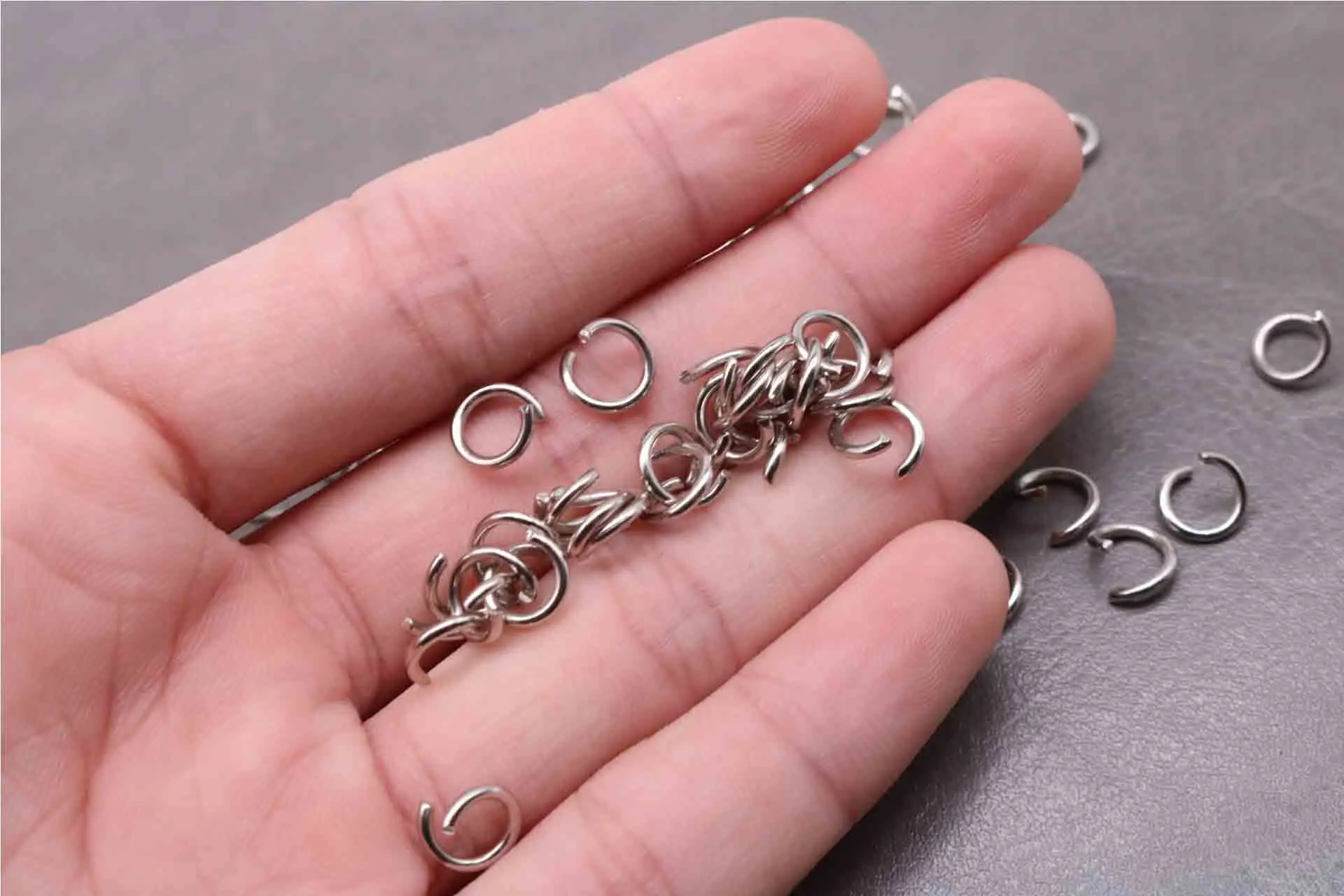30pcs pendant jewelry accessories O zero circle. Small opening circle
