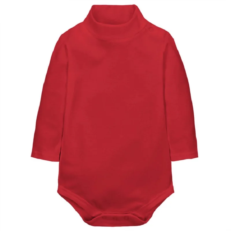 Комбинезоны для маленьких мальчиков и девочек, 11 цветов, Одежда для новорожденных, Детский костюм, одежда с отложным воротником для младенцев, KF099 - Цвет: red