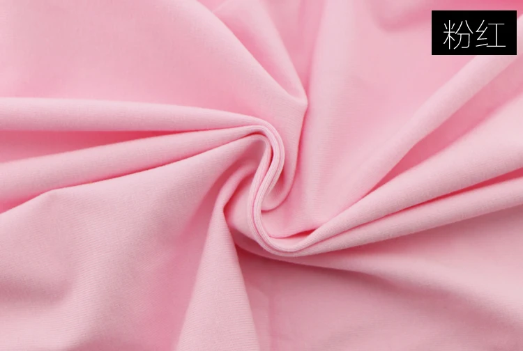 40S тонкая футболка облегающие леггинсы Odell однотонная эластичная хлопковая трикотажная синтетическая эластичная ткань-лайкра - Цвет: Pink
