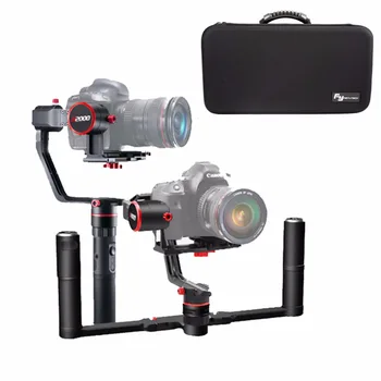 

FeiyuTech FY a2000 3 Axis Gimbal DSLR Cameras Stabilizer Dual handheld grip for Canon 5D SONY Panasonic 2500g