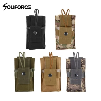 

CR152 Walkie Talkie Bag Outdoor Tactical MOLLE Camouflage Packet Multi-functional Pockets for Hunting