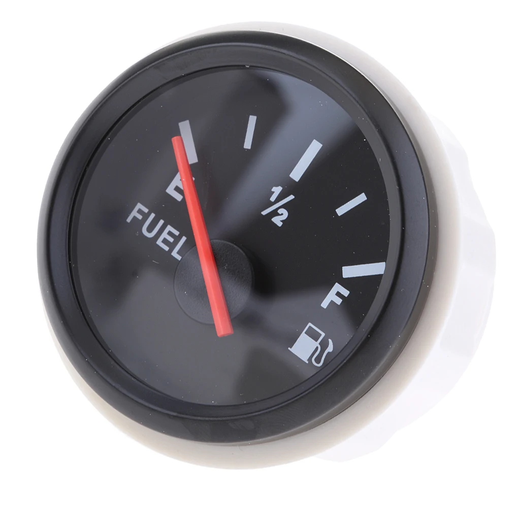Brand New Pointer Fuel Level Gauge for Universal Boat Car Truck RV Camper LED Light Display Fuel Gauges Auto Gauges