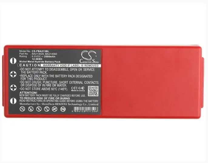 Cameron sino 2000 mAh батарея для ЖСК Radiomatic спектра 2 3 005-01-00466 BA213020 BA214060 BA214061