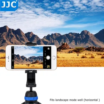 

JJC Smart Phone Stand 56-105mm Adjustable Clip Selfie Stick Mini Tripod Mount Phones Holder for iPhone/HUAWEI/MI/Samsung