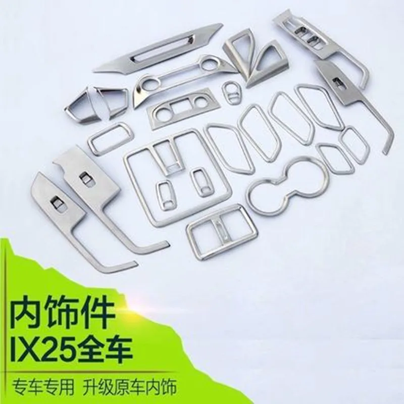 Interior-Decoration Auto-Accessories Hyundai Creta IX25 Sequin-Frame Car-Styling Interior-Decoration Auto-Accessories Hyundai Creta IX25 Sequin-Frame Car-Styling