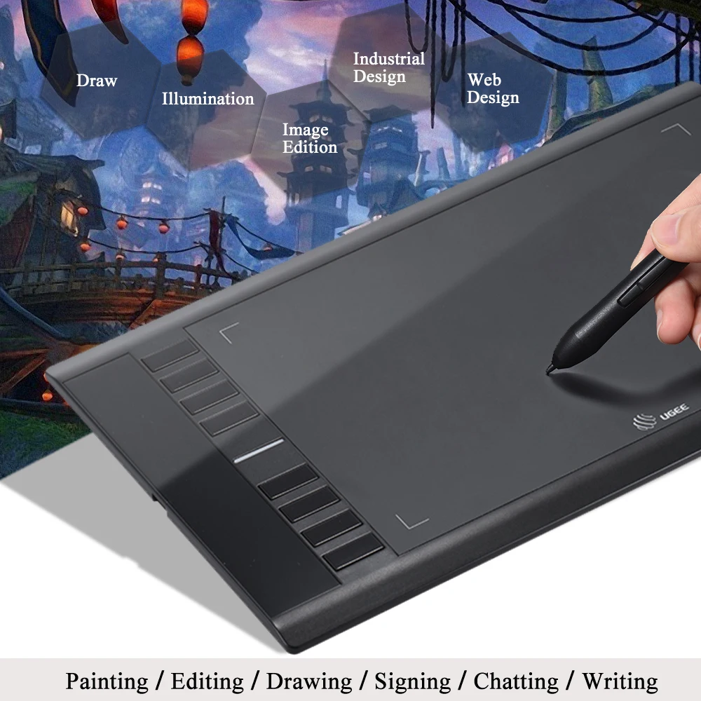 Ugee M708 10" * 6" Ultra thin Smart Digital Tablet Digital Graphics