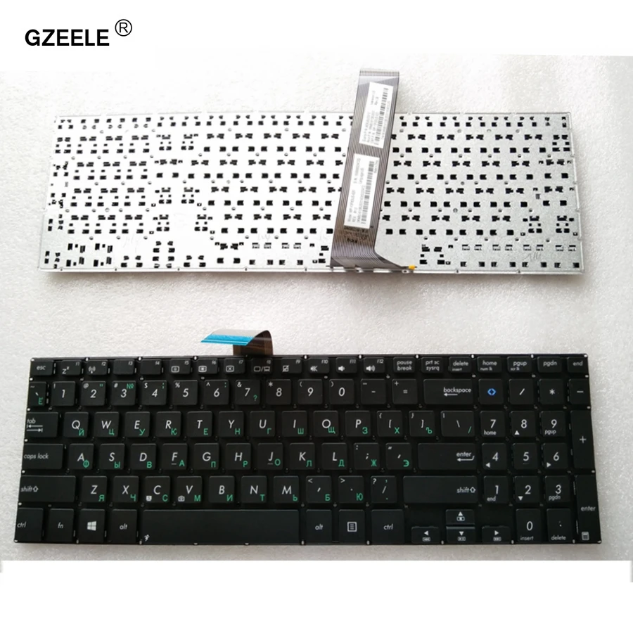 GZEELE russian laptop keyboard For Asus VivoBook K551 K551L K551LA K551LB K551LN V551 V551LN notebo