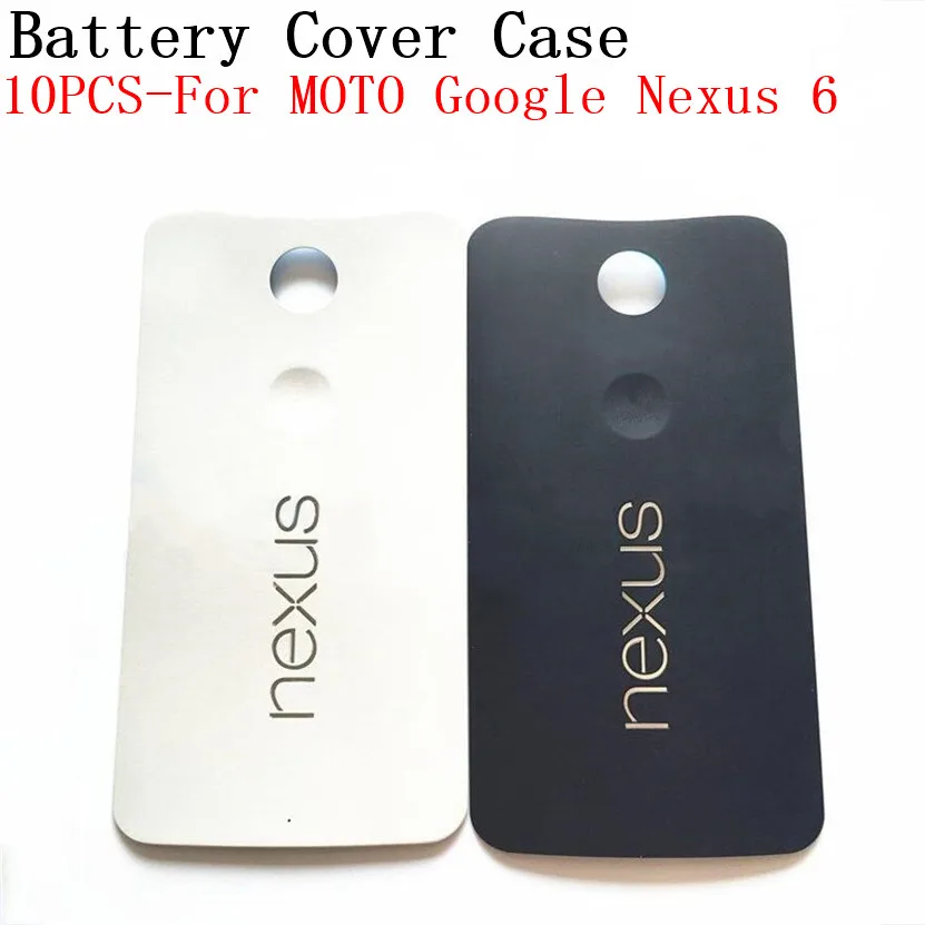 10 шт./лот Задняя крышка батареи для Motorola Google Nexus 6 XT1100 XT1103 корпус запасные части с