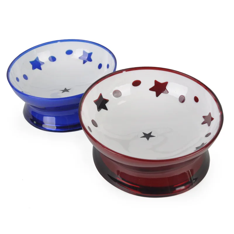 Tilt Cat Bowl Dog Small Breast Utensils Anti-skid Wear-resistant Drinking Pot Pet | Дом и сад