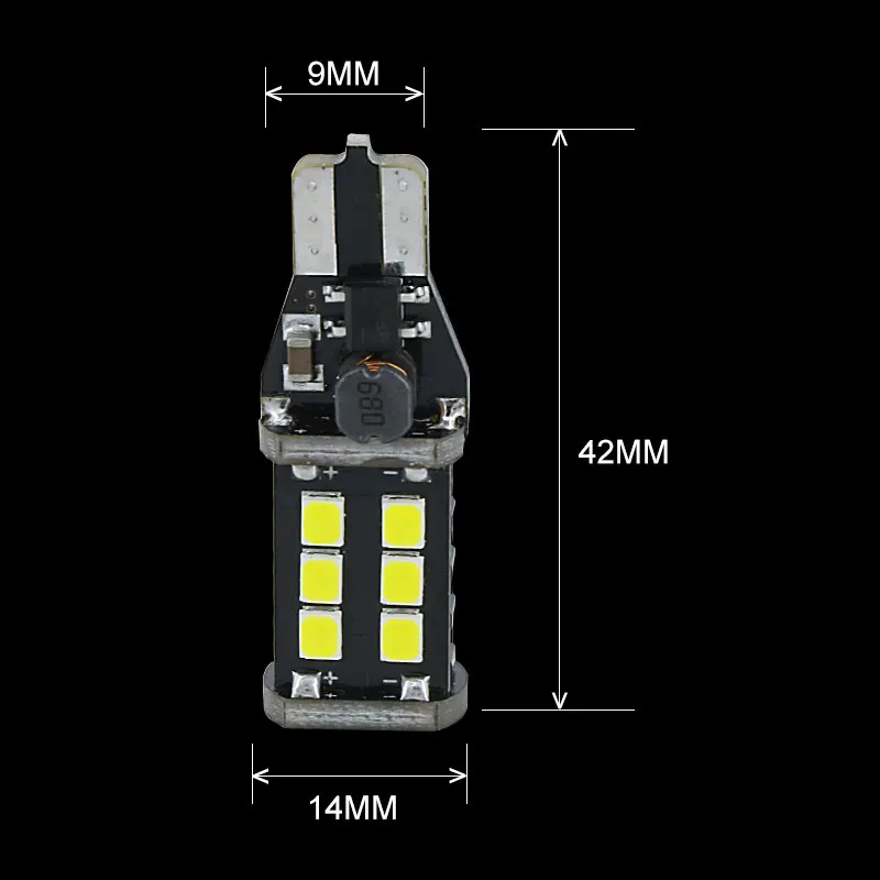 Автомобильные светодиодсветодиодный фонари заднего хода Apmatauto 2x Canbus T15 W16W для Opel