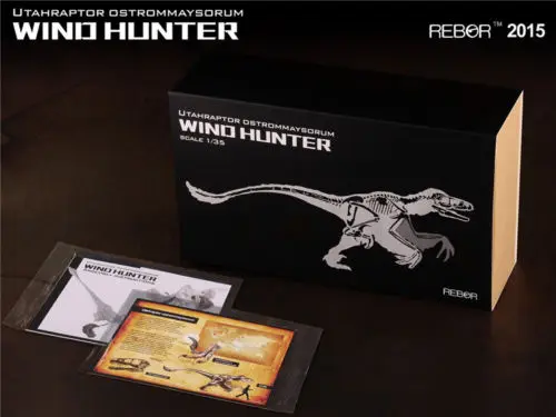 Rebora Utahraptor Ostrommaysorum крыло Охотник ПВХ 1/35 динозавр музейного класса Модель|hunter