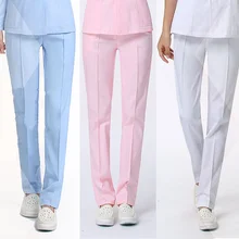 Настоящие тонкие и плотные летние брюки для медсестер, зимние брюки для медсестер с эластичным поясом, одежда для медсестры, большие размеры, штаны для доктора