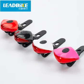 

Leadbike Bicycle Front Light Led Bike Handlebar Head Lights Lamp Cycling Flashing Alarm Light With Battery Bycicle Accessories