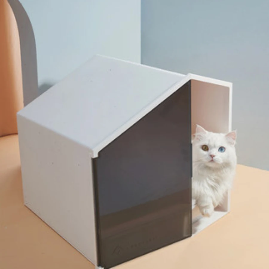 

Pets Toilet Dog Cat Litter Box Anti-Splash Reusable Building Type Detachable Bedpan Small Medium Pet Accessories 30SP062