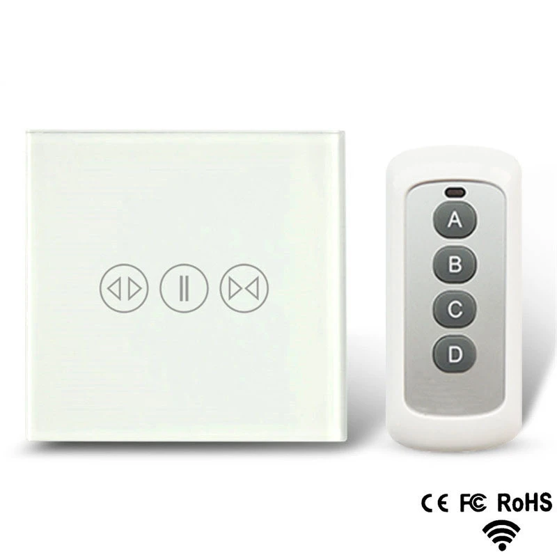 

Smart home curtain switch electric curtain remote control touch sensor switch