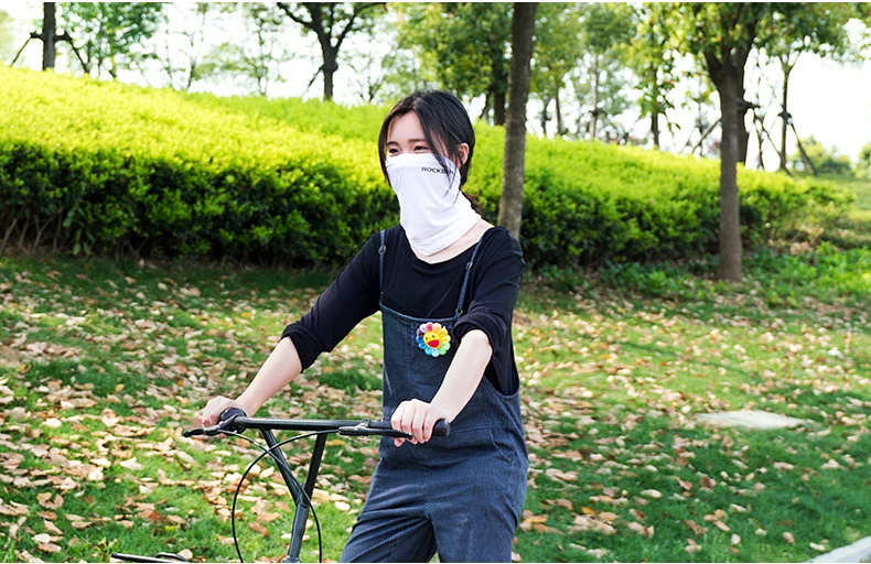 ROCKBROS Солнцезащитная маска для лица для велоспорта UV400 впитывает пот дышащая бандана мульти Пешие прогулки Мотоцикл Велосипед Половина маска для лица