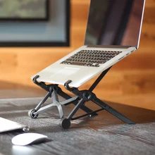 NEXSTAND foldable laptop lapdesk height adjustable with black for laptop notebook pc,ergonomic folding laptop holder