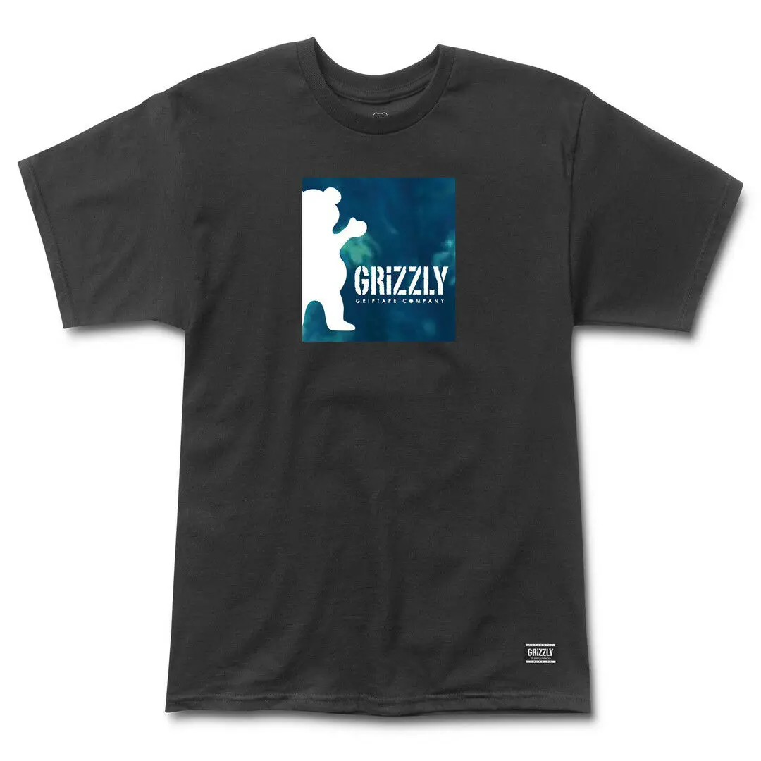 Grizzly Griptape &quotглубокая вода&quot Тройник (черный) Мужская графическая T Shirt2019 модный