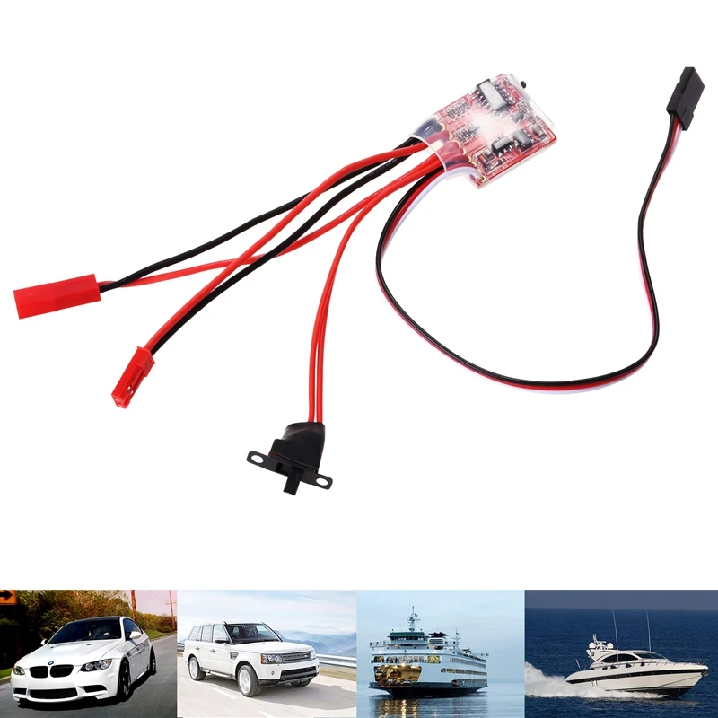 20A Bustophedon ESC щеточный контроллер скорости для радиоуправляемого автомобиля